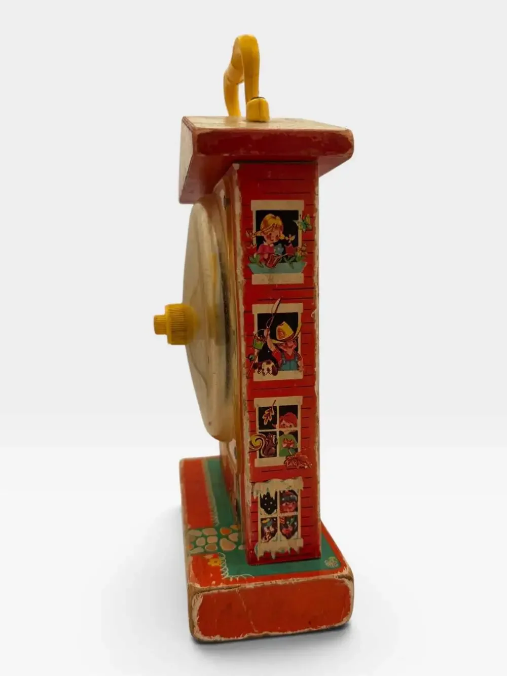 Vintage Fisher-Price Music Box Teaching Clock
